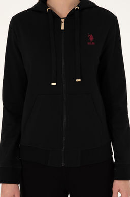 Женский черный свитшот Неожиданная скидка в корзине - U.s. polo assn фото 6