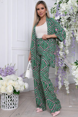 Костюм Зарина (зелено-розовый) К9004 - Lt collection фото 9