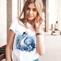 Эксклюзивная футболка Yana Pletneva упаковка плотный Zip пакет!