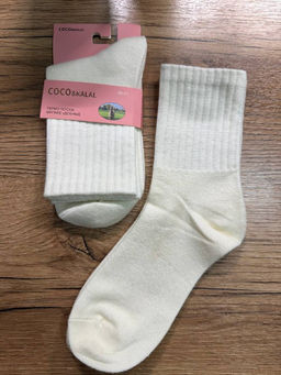 BK974 Носки, 1 пара (шерсть ламы) БЕЛЫЙ