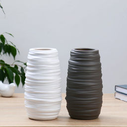 Ваза для цветов «Виола», 8.5×11×22 см, керамика, МИКС