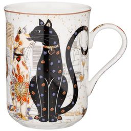 КРУЖКА LEFARD ПАРИЖСКИЕ КОТЫ 350 МЛ (КОР=48ШТ.)