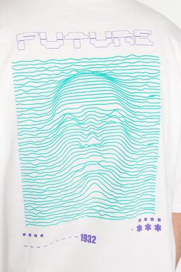 TRENDYOL MAN Antrasit Oversize/Genis Kesim Kabar?k Bask?l? %100 Pamuklu T-Shirt TMNSS23TS00171 - Trendyolmilla фото 11