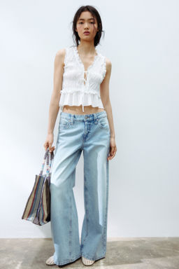 Baggy Wide Low Waist Jeans - H&m фото 4