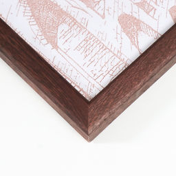 Фоторамка для фото 30×30 см Tonga, сосна, (пластиковый экран), венге