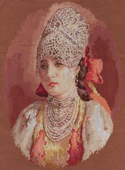 Набор для вышивания PANNA Золотая серия VH-0903 Боярышня 32 х 41 см