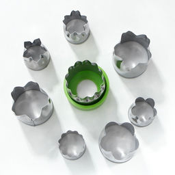 Набор овощерезок «Вкус», 8 предметов, зелёный