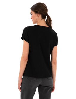 Siyah Regular Fit Ti__rt