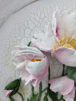 Паста с эффектом трещин матовая Белая