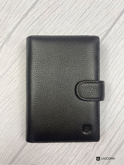 LACCOMA портмоне 168-35-2-черный натуральная кожа полиэстер