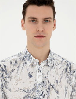 A__k Mavi Regular Fit Uzun Kollu G_mlek - Pierre cardin фото 2