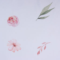 Шторы портьерные «Этель» Lovely, 145×260 см, 2 шт., 140 г/м²