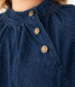 Блуза #КТ80303, синий - Dommod фото 5