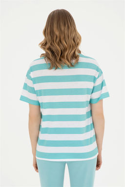 U. S. Polo Assn / Женская мятная футболка с круглым вырезом - U.s. polo assn фото 5