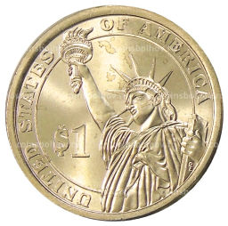 1 доллар 2015 года Р США 33-й президент США Гарри Труман