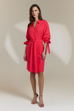 Платье 0840 коралл