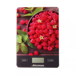 Весы кухон. электр. Аксинья "Сочная малина", 5 кг, арт. КС-6502