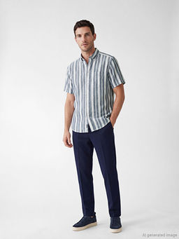 Рубашка мужская Regular fit в полоску