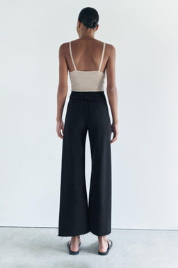 ZW COLLECTION HIGH-WAIST WIDE-LEG JEANS - Zara фото 3