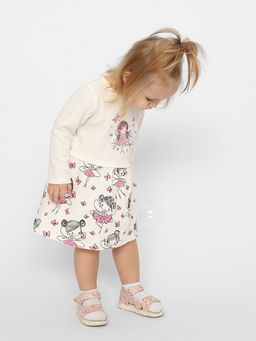 CRB wear/CSNG 63417-21-347 Платье для девочки,экрю/Ex.Cherubino  фото 3