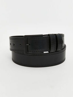 Deri G?r?n?ml? Erkek Kemer