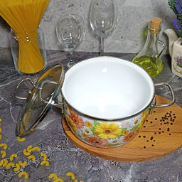 Кастрюля 3.0л сф. Fernanda 1SС185S белосн.