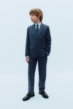 TEXTURED SUIT BLAZER