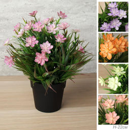 Цветочная композиция Цветы 22 см / CW478 /уп 12/144/