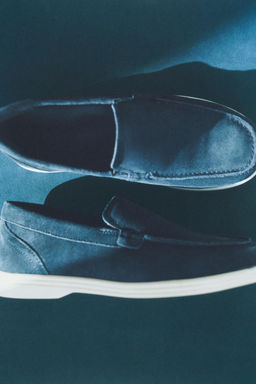 SPLIT SUEDE DECK SHOES