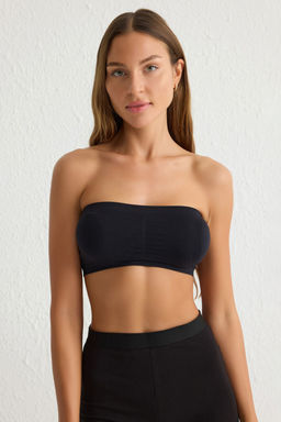 TRENDYOLMILLA Siyah-Ten 2li Seamless/Dikissiz Balensiz Kapl? Bandeu Orme Sutyen THMSS25SU00010 фото 14