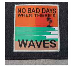 Бейсболка COASTAL арт. HFT No Bad Days (черный / светло-серый) фото 3