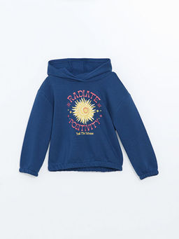 Kap??onlu K?z ?ocuk Sweatshirt