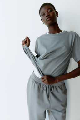 Camiseta oversize de algod?n - H&m фото 8