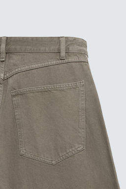 JEANS BALLOON FIT CREMALLERA / Tostado - Zara фото 11