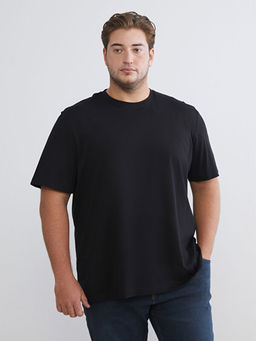 Bisiklet Yaka Penye Erkek Ti??rt