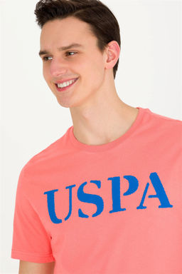 U. S. Polo Assn Мужская базовая футболка с круглым вырезом Salmon - U.s. polo assn фото 8