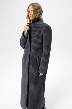 Пальто Pirs 6327 серый