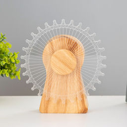 Светильник сенсорный «Колесо» LED крутится 6 Вт USB 15×4×16 см RISALUX