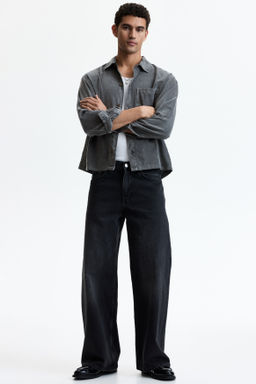 Camisa boxy de pana Relaxed Fit - H&m фото 5