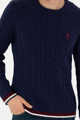 Мужской темно-синий свитер - U.s. polo assn фото 6