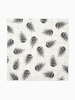 Набор салфеток сервировочных на стол Этель Christmas, 2 шт., белые, с декоративными кольцами, 45?45 см