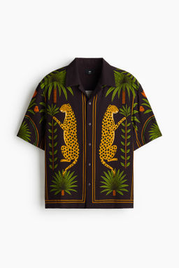 Camisa resort estampada Relaxed Fit