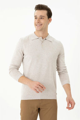 U. S. Polo Assn Мужской свитер из каменного меланжа - U.s. polo assn фото 10