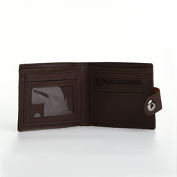 Портмоне мужское «Наджи», на магните, отдел для карт, монет, коричневое