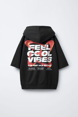 STAR WASHED EFFECT HOODIE - Zara фото 2