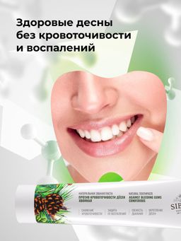 Зубная паста Против кровоточивости десен Хвойная - Siberina фото 5