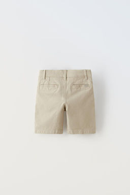DUZ RENKLI CHINO BERMUDA - Zara фото 3