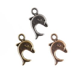 Zlatka Подвеска MFP-27 дельфин 10 х 2 шт СК/Распродажа под античную медь  фото 4