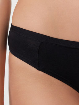 Цена за 2 штуки! Трусы женские слипы в черном цвете