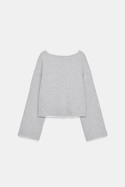 SUDADERA CUELLO BARCO / Gris vigor? - Zara фото 5